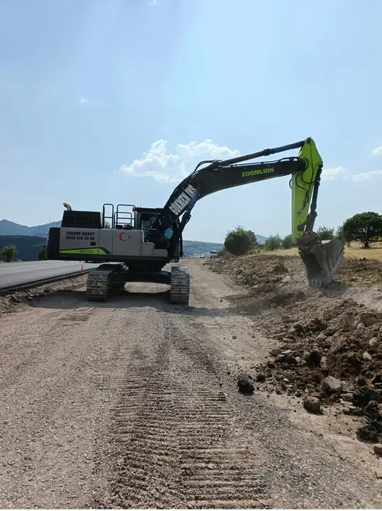 Denizli Palplanş: kazı sahası hazırlığı